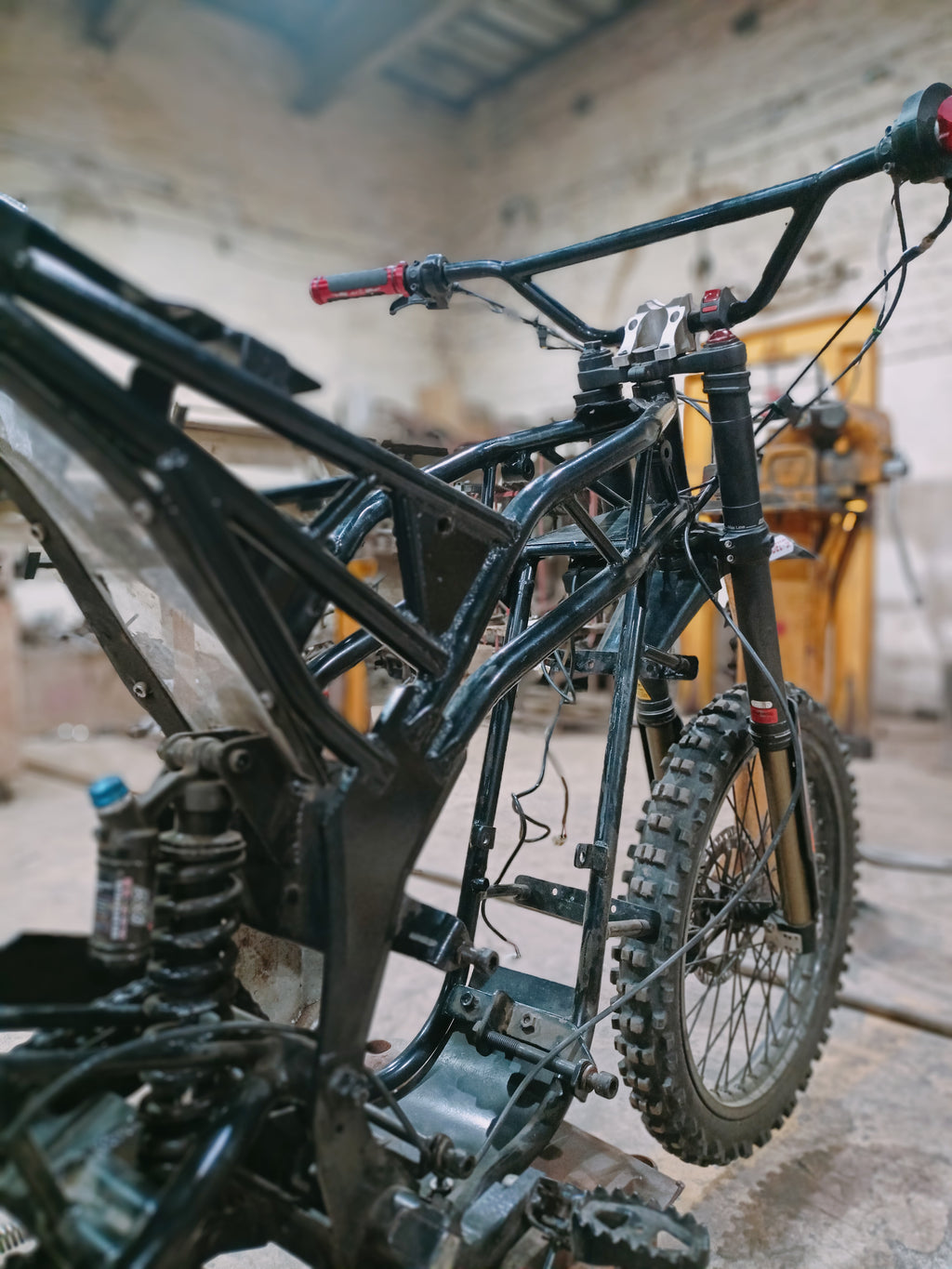 SRC DIY Frame Kit - Electric Dirt Bike/Motorcycle - Light Size Frame ( Sur Ron Light Bee Frame Upgrade )