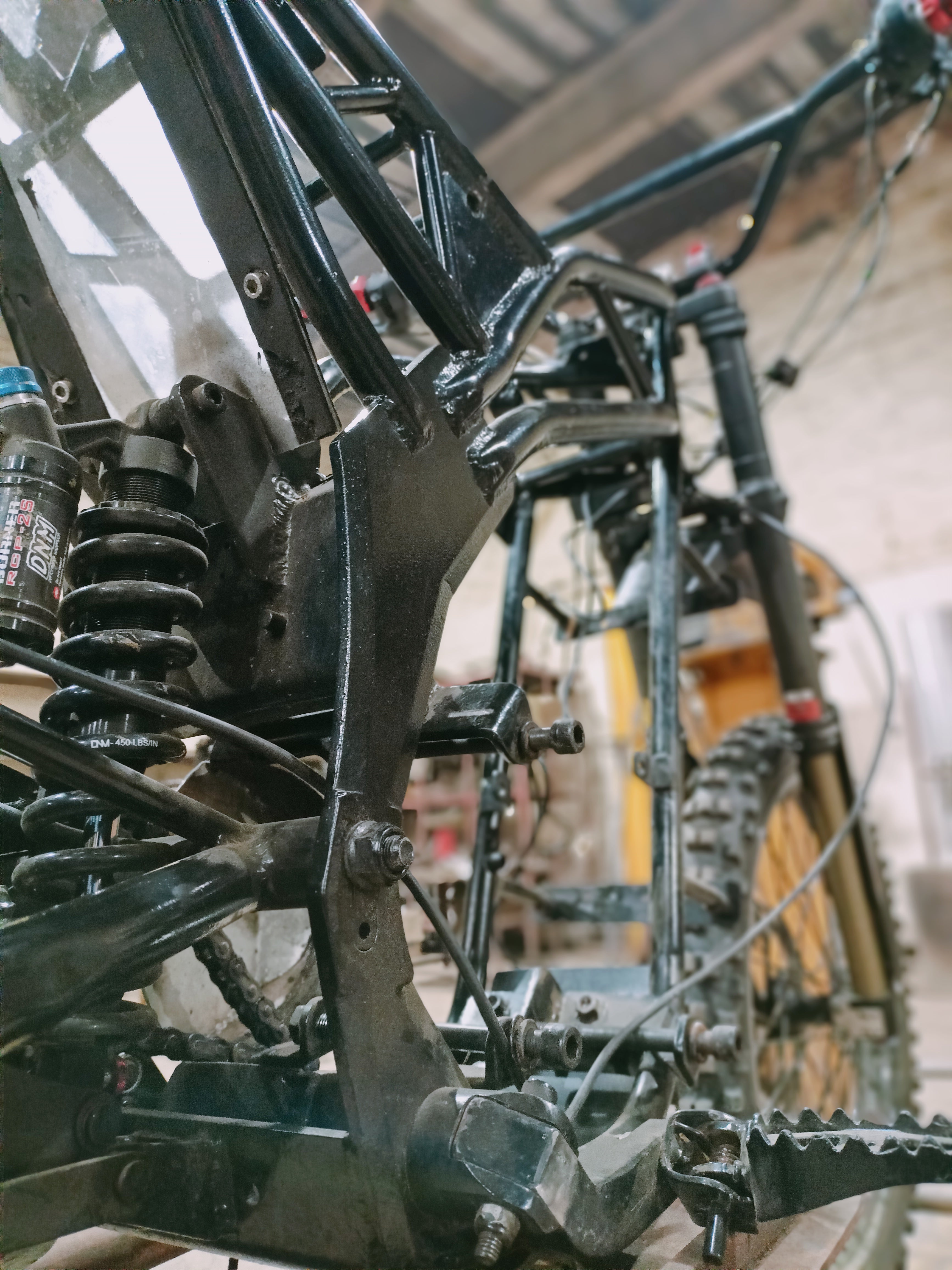 SRC DIY Frame Kit - Electric Dirt Bike/Motorcycle - Light Size Frame ( Sur Ron Light Bee Frame Upgrade )