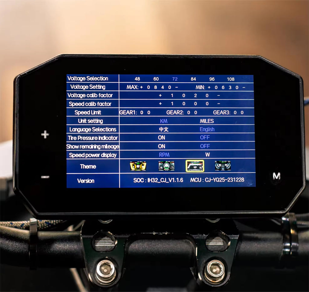 Touch Motorcycle Instrument Touch Screen Electric Motorcycle Speedometer Navigation Display ...