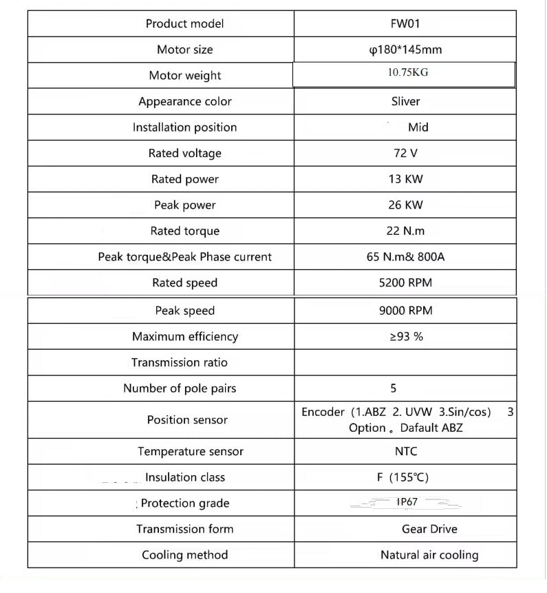 13000W SOTION Dc Motor 72v 13kw Mid Drive Motor Without Gearbox For Surron Light Bee Electric Dirtbike