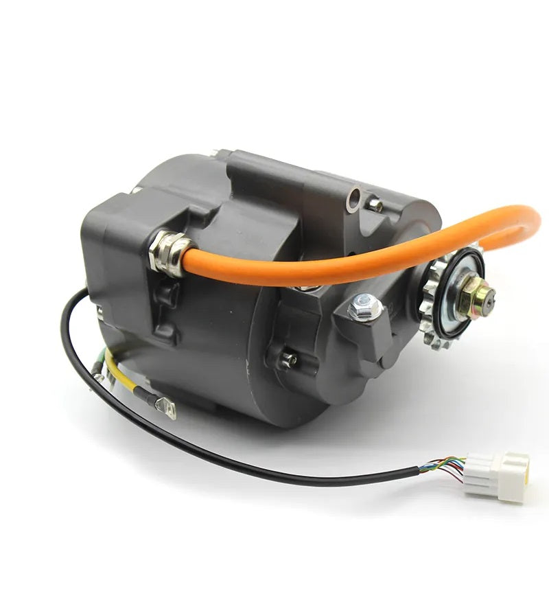 5000W SOTION 72V 5500 RPM brushless Electric Dirt Bike Motor Low Noise Mid-mounted Motor.
