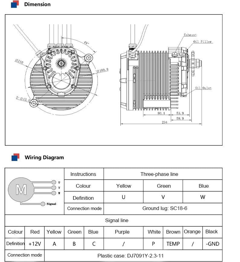 12000w SOTION 72V Ultra Mid Motor Kit For High Power Electric Dirt Bike, ATV, Go Kart.