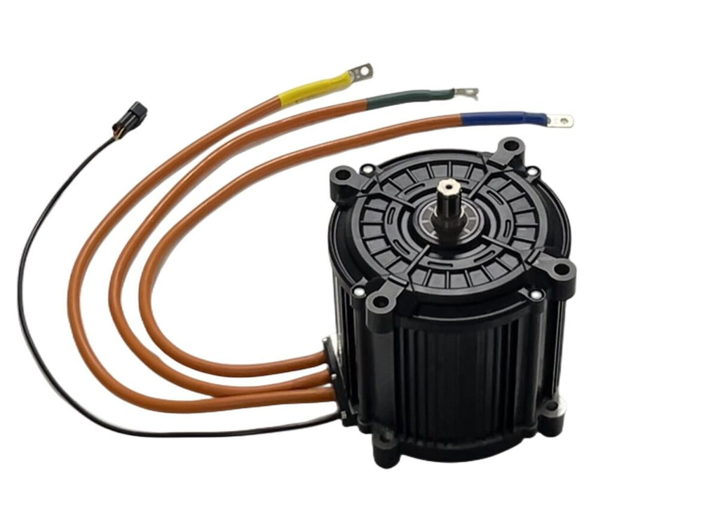 8000W Mid Drive Motor can reach maximum torque 112N.m from shaft end. Rotating from 4400rpm to 6500rpm.  Ideal solution for Super Motorcycle, Go Kart, ATV, UTV, etc.